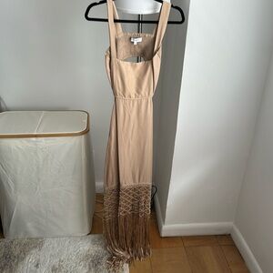Intermix Fringe Maxi Dress